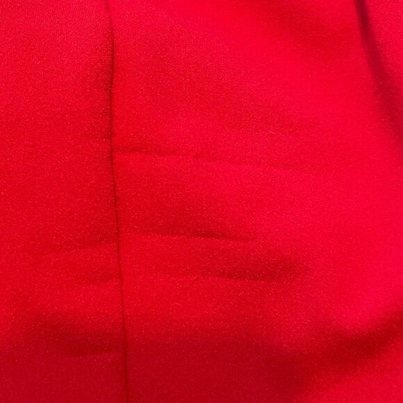 Lulu's Best is Yet to Come Mini Dress Red Cape Sleeves S - Picture 8 of 9